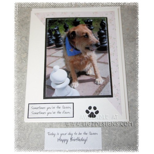 For the Love of Critters - Dog Birthday Greeting Card - Josie 01